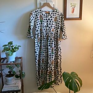 Gerua linen dress